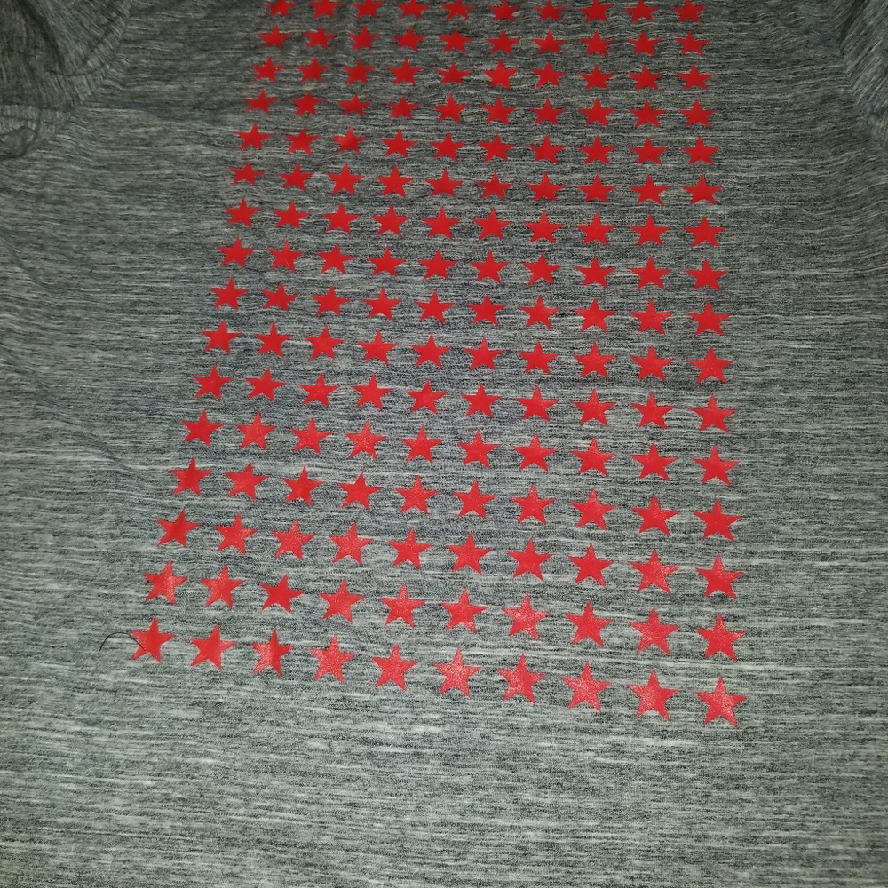 Gray short sleeve stretchy American Eagle shirt